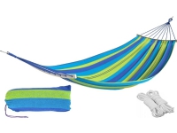 Funfit 2-seater garden hammock with a bent handle Premium Curved Style – blue