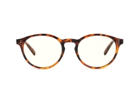 Gunnar Optiks Attaché, Oval, Klassisk, Brun, Nylon-polymer, Gjennomsiktig, 5 cm