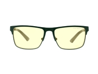 Gunnar Optiks Pendleton, Unisex, Oval, Mote, Grønn, Rustfritt stål, Rav