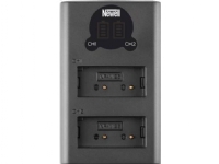 Newell kameralader Newell DL-USB-C to-kanals lader for NP-W126 batterier Strøm artikler - Batterier - Batterilader