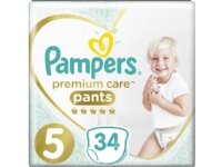 Bilde av Pampers Bleier Bukser Premium Care 5, 12-17 Kg, 34 Stk.