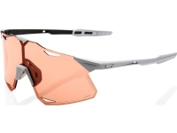 100% HYPERCRAFT Matte Stone Gray Glasses – HiPER Coral Lens (Coral Glasses LT 52% + Clear Glasses LT 93%) (NEW)