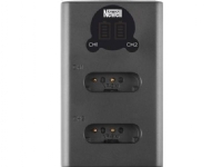 Newell kameralader Newell DL-USB-C to-kanals lader for NP-BX1 batterier Strøm artikler - Batterier - Batterilader