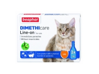 Flea & Tick Line On, lopper og flått (Dimethicone) Cat Kjæledyr - Katt - Pleieprodukter katt