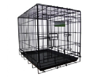 P.P Travel Dog Car Cage 124*76*84 Cm Black, Giant Kjæledyr - Hund - Transport & Sikkerhet