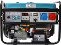 KÖNNER & SÖHNEN BENZINAGGREGAT/GENERATOR 7,5KW 230/400V ELEKTRISK START AVR VST KS10000E1/3 Verktøy & Verksted - Til verkstedet - Generator og kompressor