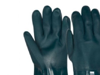 Petro Soft handske storlek 8 – Grön helt doppad PVC-handske med grov yta och lätt foder