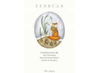 Bilde av Februar– Året Plakat | Elvira Fragola