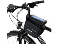 Wozinsky sykkelrammeveske sykkelveske vanntett telefonveske 1,5l svart (WBB26BK)