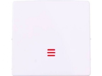 Kontakt-Simon Simon 82 Enkeltknapptast med bakgrunnsbelysning hvit (82011-30)