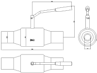 Danfoss 065N0120, 1 stykker Rørlegger artikler - Ventiler & Stopkraner - Kulekraner