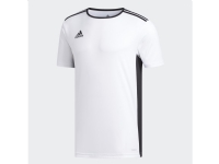 Bilde av Adidas Entrada Jersey, T-skjorte, Voksen, Hankjønn, Hvit, Black, Monokromatisk