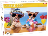 Bilde av Tactic Puzzle 500 Animals: Holiday Hounds