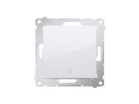 Kontakt-Simon DW2.01/11, Plast, Hvit, IP20, IP44, 250 V, 10 A, 75 mm