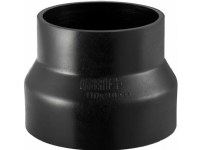 110 x 75 mm Reduktion centrisk sort PEH Geberit