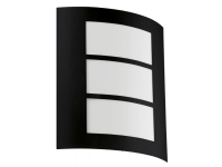 EGLO CITY outdoor wall lamp black