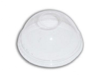 Låg kuppel med hul t/30/40/50cl glas PLA 50stk/ps – (100 stk.)