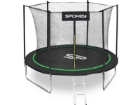 Spokey Garden trampoline Jumper with an internal net green 10FT 305cm green