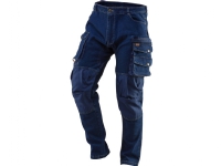 Neo arbeidsbukser (DENIM arbeidsbukser, kneforsterkninger, størrelse S)