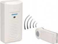 Bilde av Orno Wireless Doorbell Disco Dc, Battery-operated With Learning System, White (or-db-kh-122)