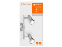 LEDVANCE SPOT Utanpåliggande spotlight GU10 2 lampor LED 5,2 W Silver