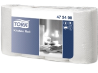 Bilde av Køkkenrulle Tork Hvid 2-lags 20,4m, Pakke Med 20 Ruller, Velegnet Til Aftørringsopgaver I Hverdagen