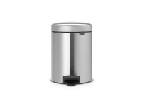 Brabantia New Icon pedalbøtte 5 liter Matt steel fingerprint proof