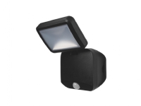 Osram Batteri LED, Utendørs spotbelysning, Sort, Akrylnitril-butadienstyren, IP54, III, Veggmontering