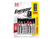 Energizer Max 4+2 AA batteri Alkali-mangan 1,5 V 6 stk