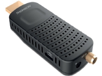 Thomson THT82 Dongel Svart DVB-T,DVB-T2 480i,480p,576i,576p,720p,1080i,1080p HDMI 102 mm