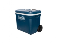 Coleman 50QT Xtreme™ Wheeled Cooler, Blå, Plast, Polyuretan (PU), Sort, 47 l, 113 kg Utendørs - Outdoor Utstyr - Kjøleboks