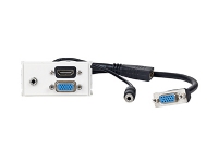 VivoLink – Utloppspanel – HD-15 minihörlurskontakt stereo 3,5 mm HDMI