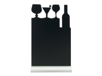Securit® silhouet COCKTAIL bordskilt med alufod Papir & Emballasje - Skilting - Skilting