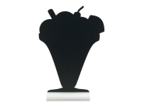 Securit® silhouet ICE CREAM bordskilt med alufod Barn & Bolig - Bartilbehør - Menyer