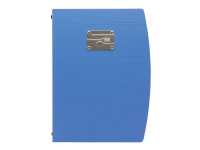 Securit® A4 RIO menuomslag med bestikdesign i blå