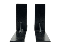 Securit® stålfötter (två) för Multiboard-system i svart