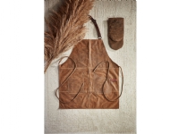 Scandinavian Home - Home forkle i vintage skinn brun