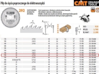 CMT KRYSSAG, ETTERBEHANDLING HM 190x30x2,6/1,6 Z=40 CMT292.190.40M