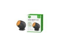 WOOX R5145, Smartbordlampe, Wi-Fi/Bluetooth, Sort, 802.11b, 802.11g, Wi-Fi 4 (802.11n), Polykarbonat (PC), Blå, Grønn, Rød