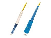 MicroConnect - Nätverkskabel - SC/UPC enkelläge (hane) till LC/UPC enkelläge (hane) - 5 m - fiberoptisk - 9 / 125 mikrometer - OS1/OS2 - halogenfri - gul