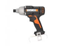 WORX WX291, Slagtrekker, Pistolhåndtak, 1/4, Magnetisk bitholder, Sort, Oransje, Børstet - Uten batteri og opplader El-verktøy - DIY - Akku verktøy - Driller