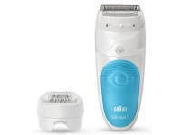 Braun Silk-épil 5 SES 5-605, Blå, Hvit, 28 pinsetter, MicroGrip, Barbering, AC / batteri, 100 - 240 V