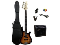 MSA Musikinstrumente JB 8 SB Set B 25 Electric Bass Wood inkl. förstärkare