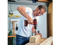 Einhell 4257238, Trådløs kombidrill, Sort, Rød, Lithium, 3 Ah, 30 min, 2 stykker
