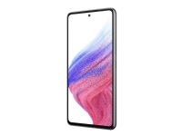 Samsung Galaxy A53 5G – Enterprise Edition – 5G pekskärmsmobil – dual-SIM – RAM 6 GB / Internal Memory 128 GB – microSD slot – OLED-skärm – 6.5 – 2400 x 1080 pixlar (120 Hz) – 4x bakre kameror 64 MP 12 MP 5 MP 5 MP – front camera 32 MP – fantastisk svart