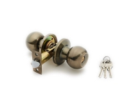 Okko Door Knob Lock 607 Ab 3 Keys Antiq Brass