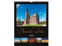 Vægkalender Danske slotte 29,5×39 cm 2023