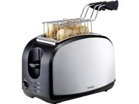 Trisa Crispy Snack Toaster Rustfrit stål, Sort Kjøkkenapparater - Brød og toast - Brødristere