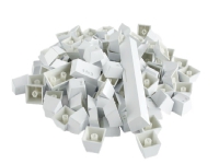 Glorious ABS-nøglehætter - 104 stk., ANSI, amerikansk layout, hvid