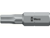 Wera 05056310001, 1 stykker, Hex (metrisk), 2.5 mm, 25 mm, 25,4 / 4 mm (1 / 4), Sekskantet